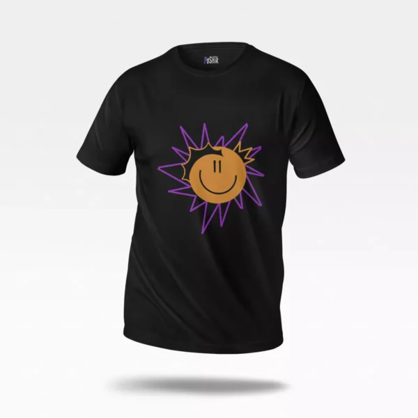 تیشرت طرح لبخند مینیمال (Smiley)