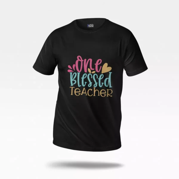 تیشرت طرح معلم One Blessed Teacher