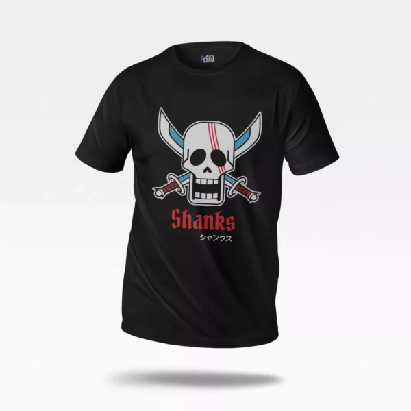 تیشرت انیمه وان پیس طرح شنکس (Shanks)