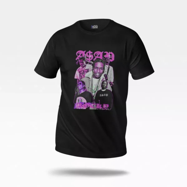 تیشرت ای‌سپ راکی طرح گروهی (A$AP Rocky)