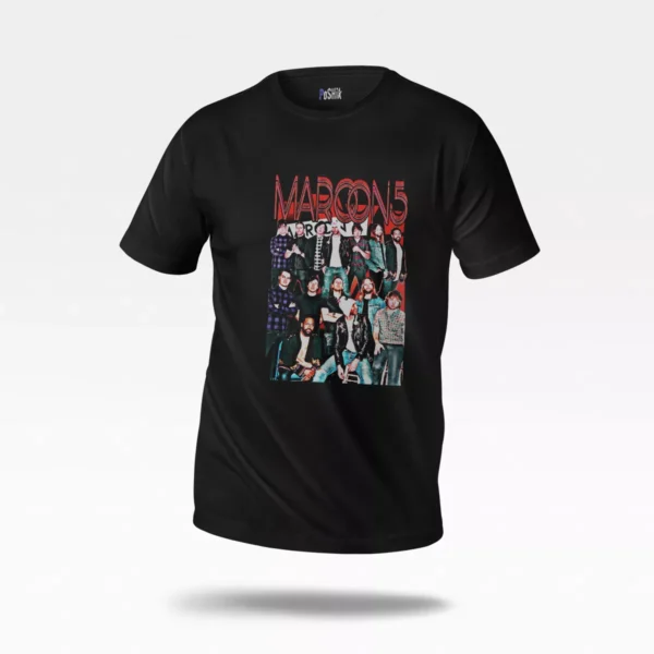 تیشرت مارون فایو طرح گروهی (Maroon 5)