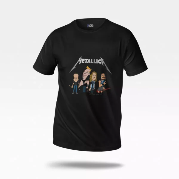 تیشرت متالیکا طرح کارتونی (Metallica)