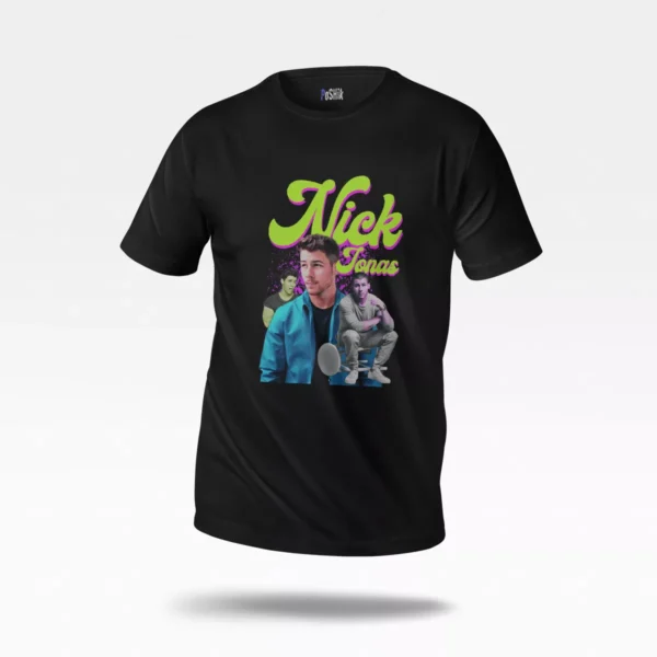 تیشرت نیک جوناس طرح پرتره (Nick Jonas)