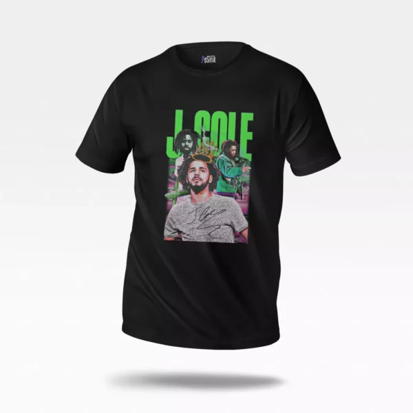 تیشرت جی کول طرح پرتره (J. Cole)