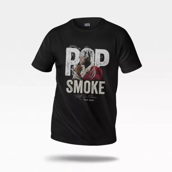 تیشرت پاپ اسموک طرح یادبود (Pop Smoke)