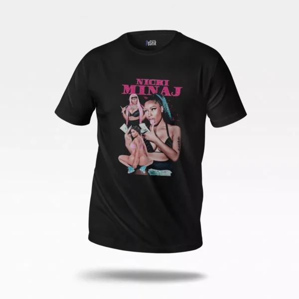 تیشرت نیکی میناژ طرح پرتره (Nicki Minaj)