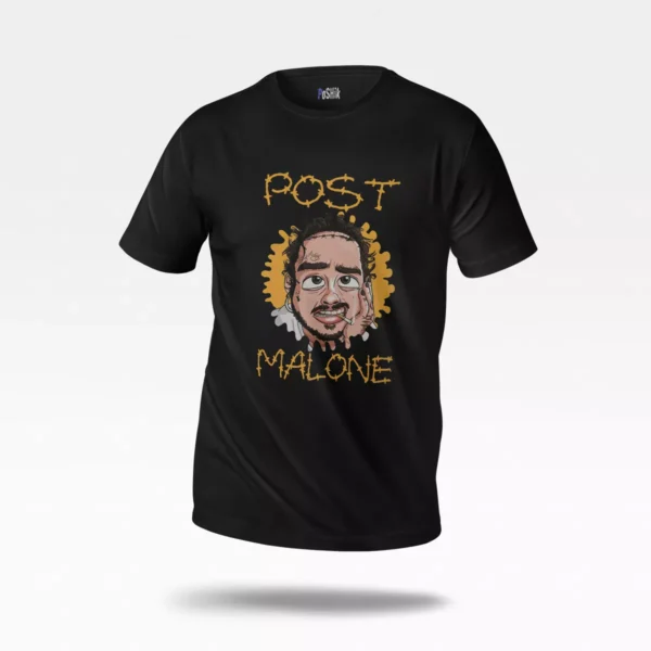 تیشرت پست مالون طرح پرتره (Post Malone)