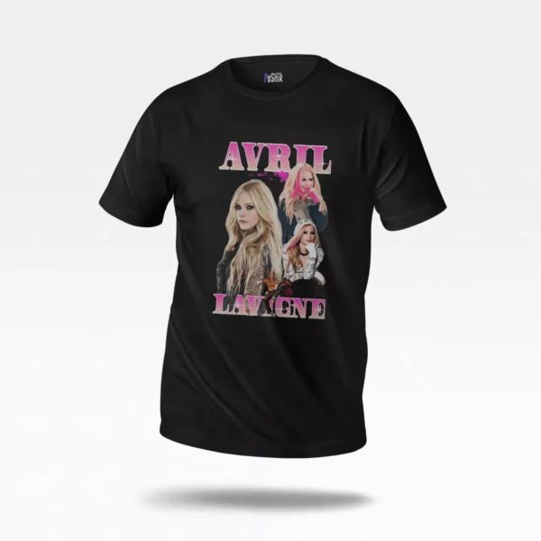 تیشرت اوریل لاوین طرح پاپ‌راک (Avril Lavigne)