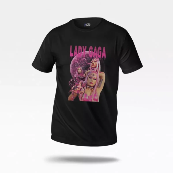 تیشرت لیدی گاگا طرح پاپ (Lady Gaga)