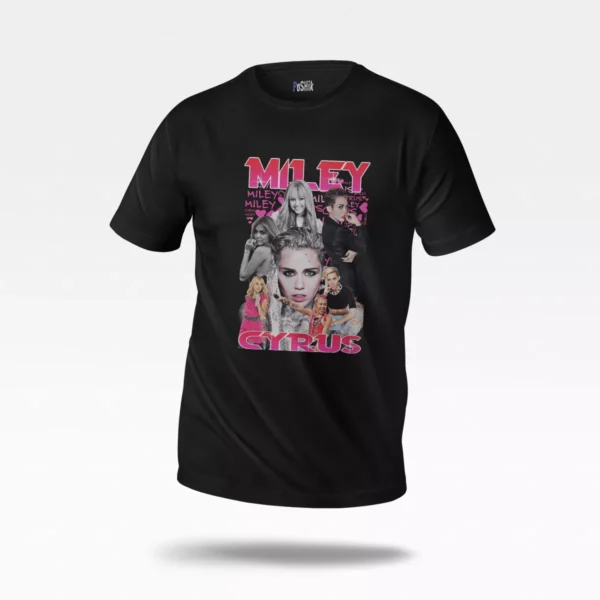تیشرت مایلی سایرس طرح پاپ (Miley Cyrus)