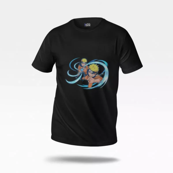 تیشرت انیمه ناروتو طرح ناروتو راسنگان (Rasengan)