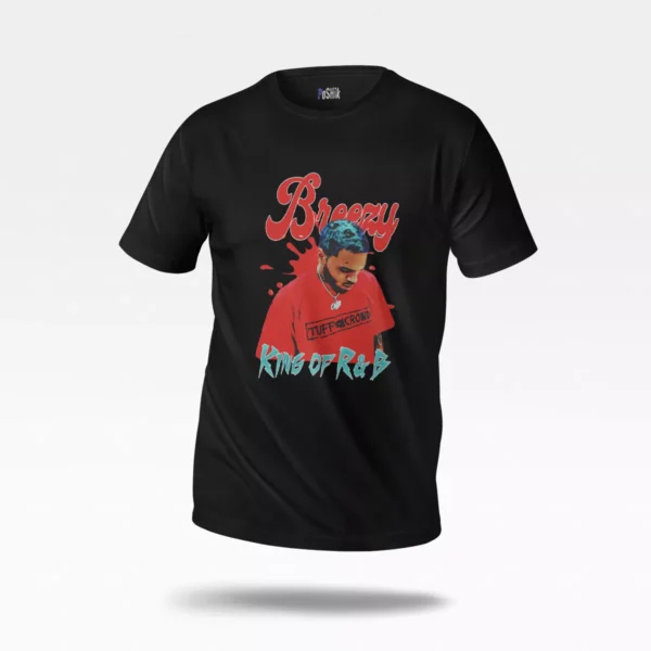 تیشرت کریس براون طرح King of R&B (Chris Brown)