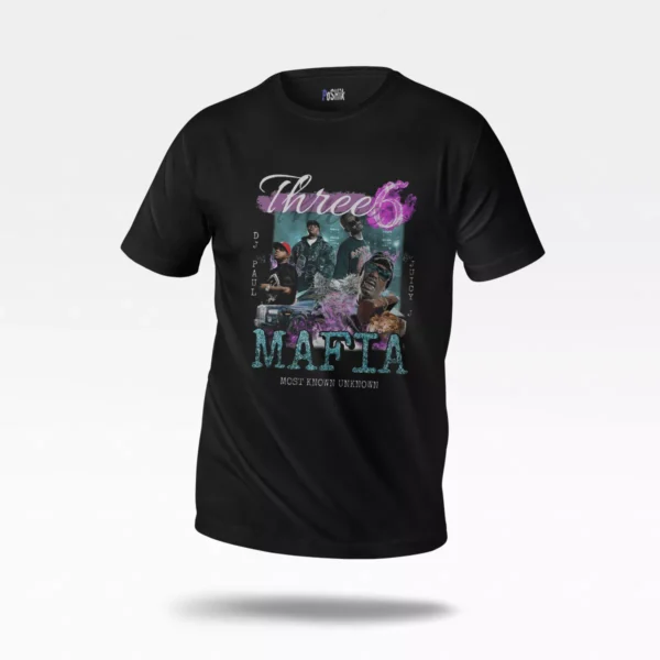 تیشرت تری سیکس مافیا طرح Most Known Unknown (Three 6 Mafia)