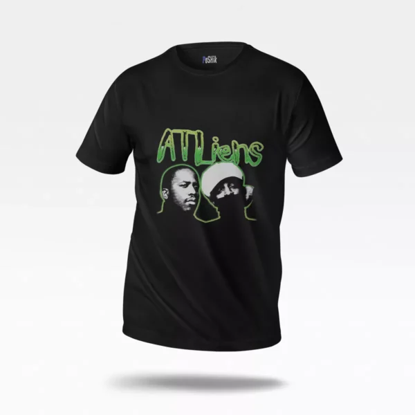 تیشرت اوت‌کست طرح ATLiens (Outkast)