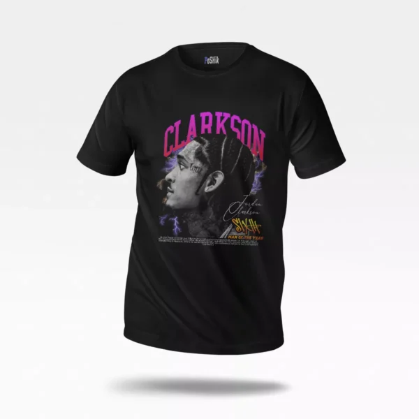 تیشرت جردن کلارکسون طرح پرتره (Jordan Clarkson)