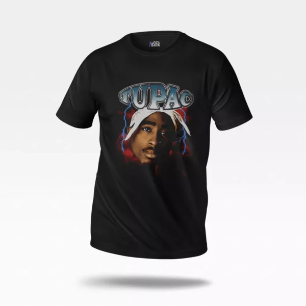 تیشرت توپاک طرح پرتره (Tupac Shakur)