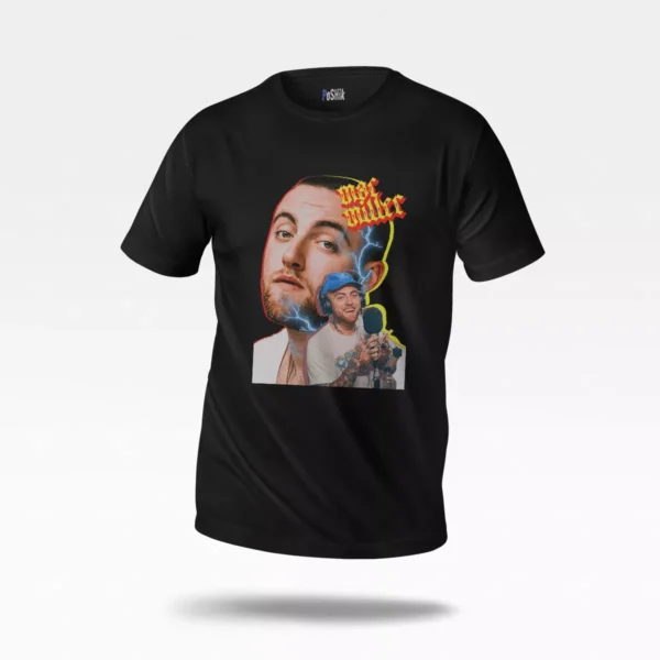 تیشرت مک میلر طرح پرتره (Mac Miller)