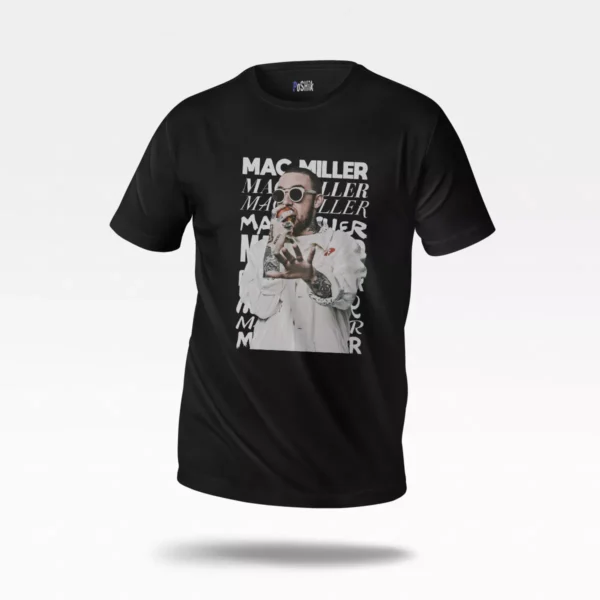 تیشرت مک میلر طرح تایپوگرافی (Mac Miller)