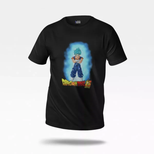 تیشرت انیمه دراگون بال طرح گوگتا بلو (Gogeta Blue)