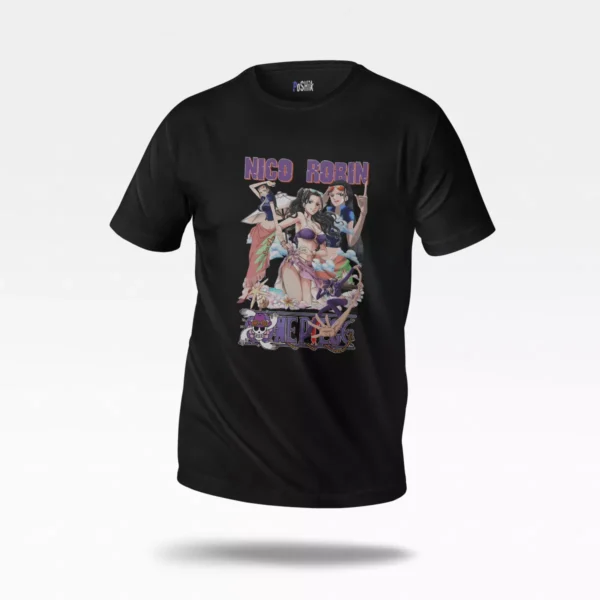 تیشرت انیمه وان پیس طرح نیکو رابین (Nico Robin)