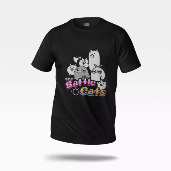 تیشرت گربه طرح The Battle Cats