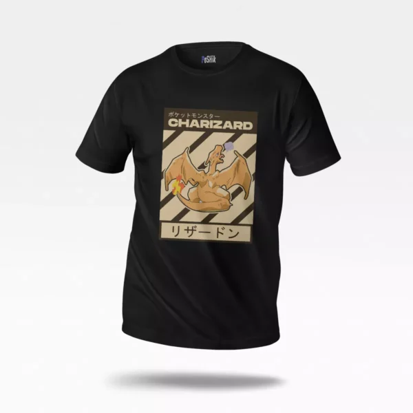 تیشرت پوکمون طرح کارتی چاریزارد (Charizard)