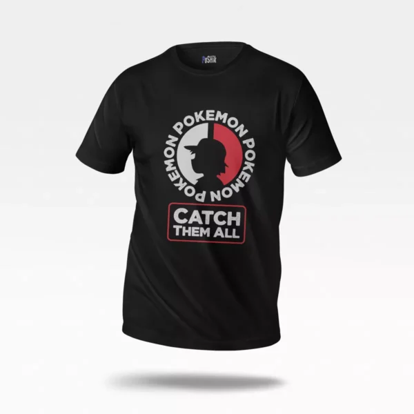 تیشرت پوکمون نوشته Catch Them All