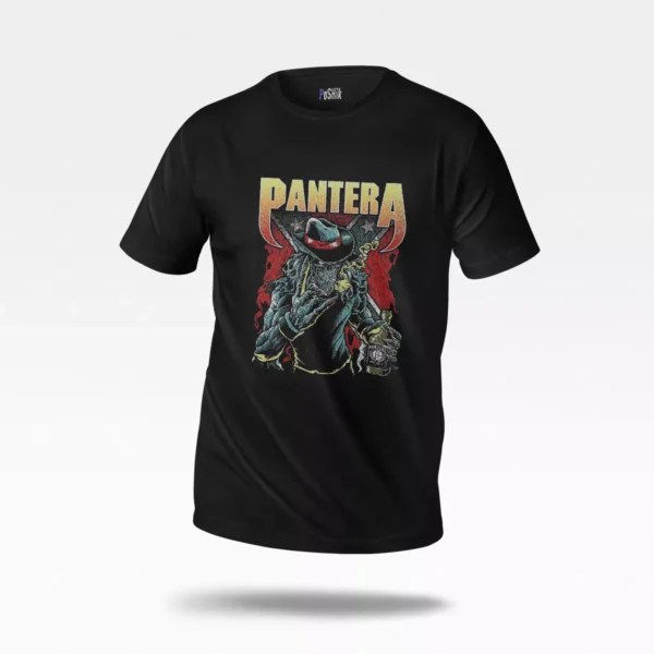 تیشرت پانترا طرح رگبار تفنگدار (Pantera)