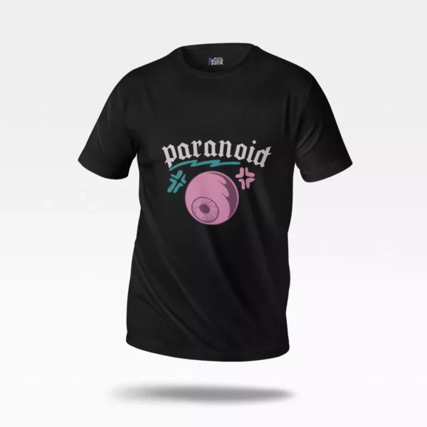 تیشرت طرح چشم Paranoid