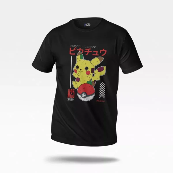 تیشرت پوکمون طرح پوستر پیکاچو (Pikachu)