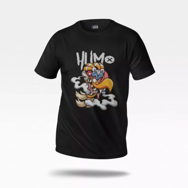 تیشرت طرح هیولای رنگی Humo