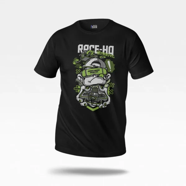 تیشرت جمجمه طرح گرافیتی Race-HQ