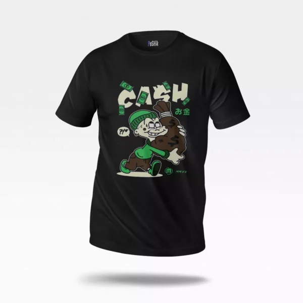 تیشرت کارتونی طرح Cash و پول