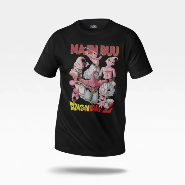 تیشرت انیمه دراگون بال طرح ماجین بو (Majin Buu)