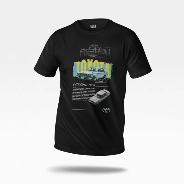 تیشرت تویوتا طرح کرونا ۱۹۷۰ (Toyota Corona)