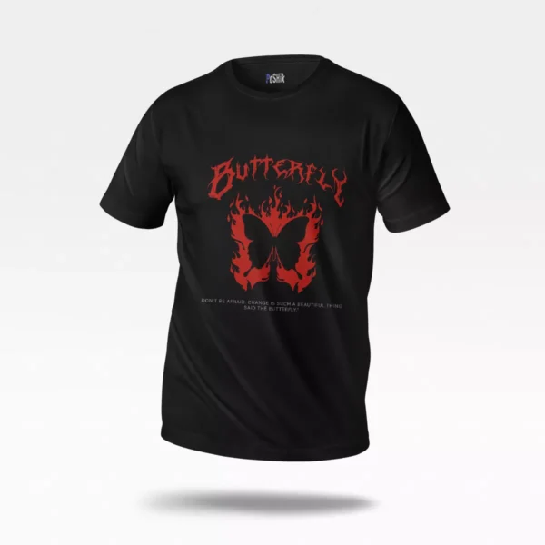 تیشرت پروانه آتشین و انگیزشی (Fiery Butterfly)