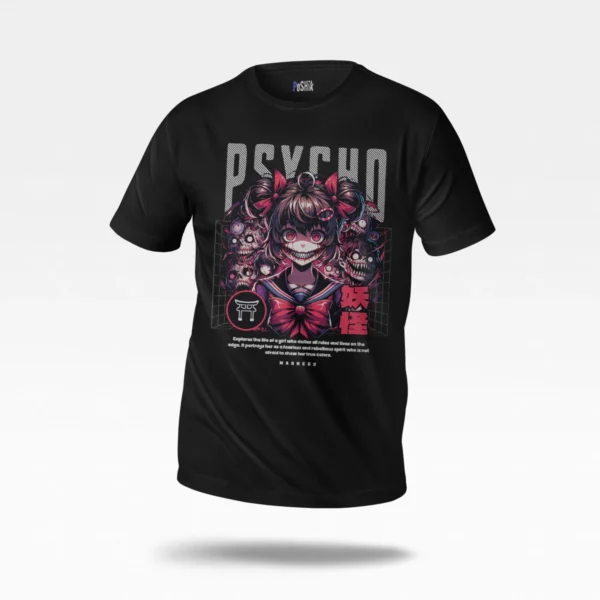 تیشرت انیمه طرح Psycho