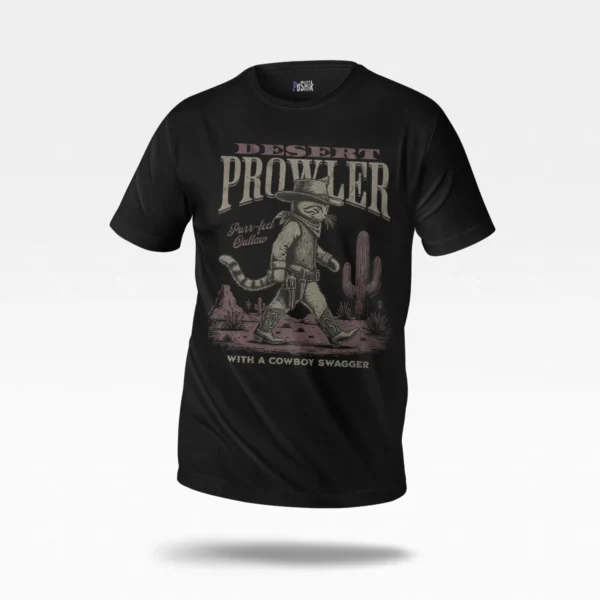 تیشرت گربه طرح کابوی (Desert Prowler)