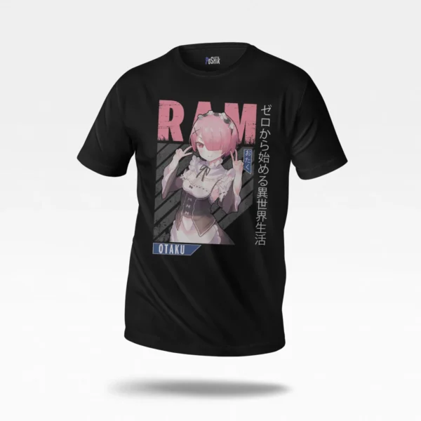 تیشرت انیمه طرح رم (Ram - Re:Zero)
