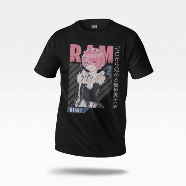 تیشرت انیمه طرح رم (Ram - Re:Zero)
