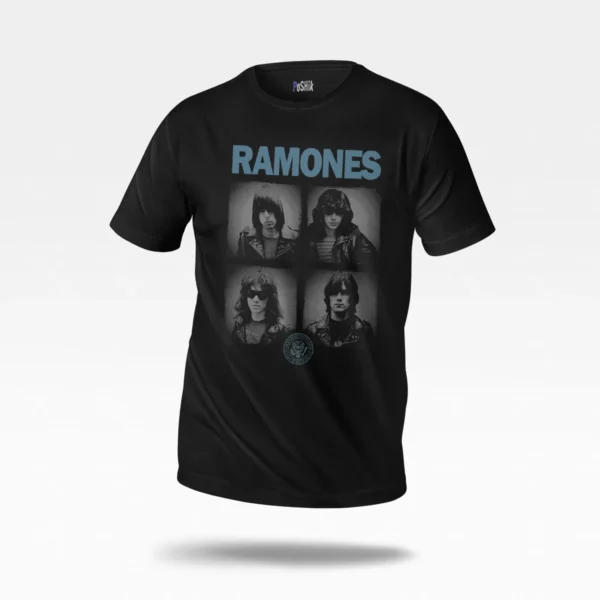 تیشرت رامونز طرح پرتره گروه راک (Ramones)