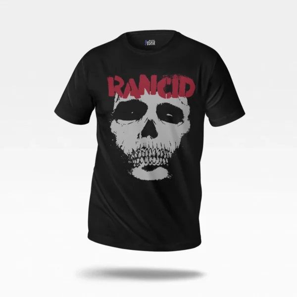 تیشرت رنسید طرح جمجمه پانک (Rancid)
