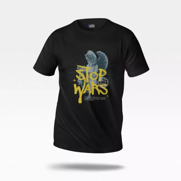 تیشرت ضد جنگ طرح Stop Wars