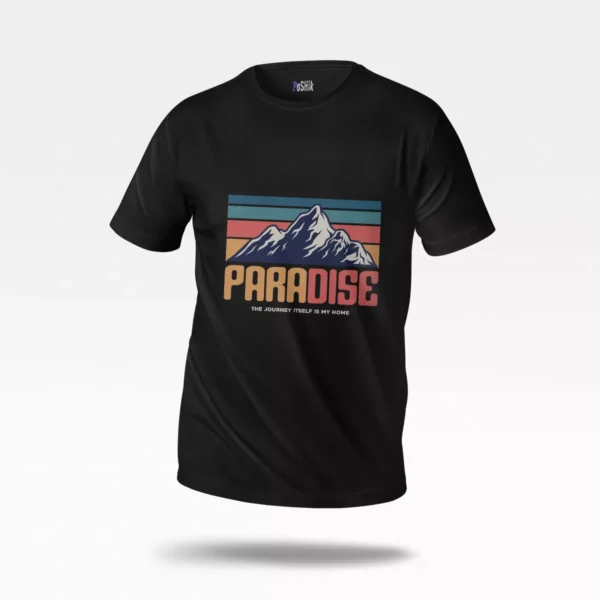 تیشرت کوهستان طرح Paradise