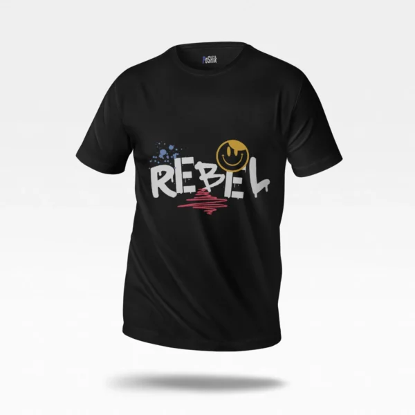 تیشرت گرافیتی طرح Rebel