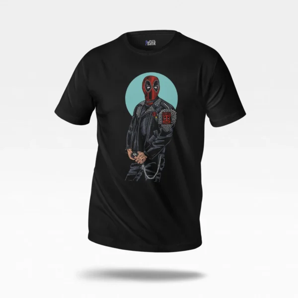 تیشرت ددپول طرح لباس خیابانی (Deadpool)