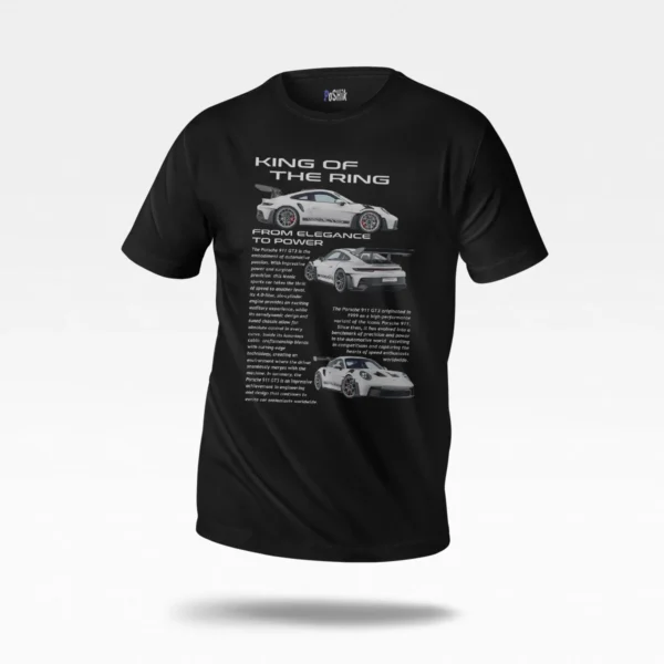 تیشرت پورشه طرح 911 GT3 RS سفید