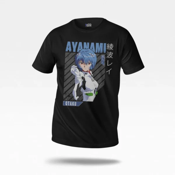 تیشرت انیمه اونگلیون طرح ری آیانامی Otaku
