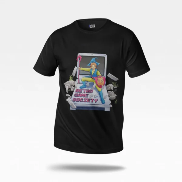 تیشرت گیمینگ رترو طرح Retro Game Society