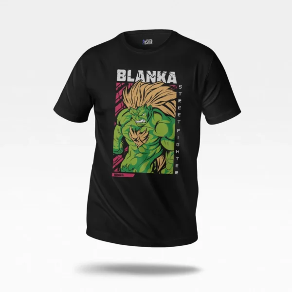 تیشرت استریت فایتر طرح بلانکا (Blanka)